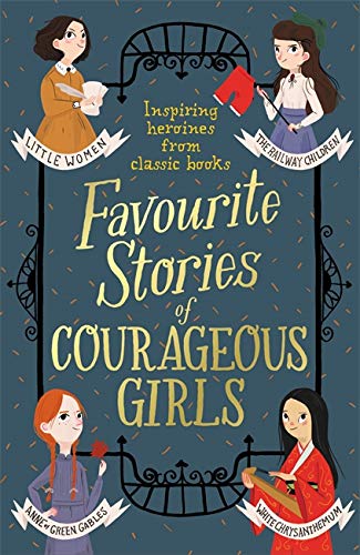 Book cover featuring illustrated heroines from classic children’s literature.