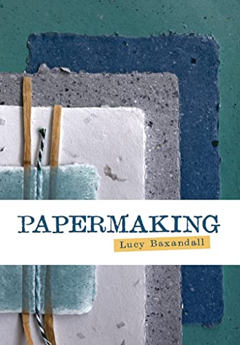 Book cover for "Papermaking" featuring textured handmade paper samples.