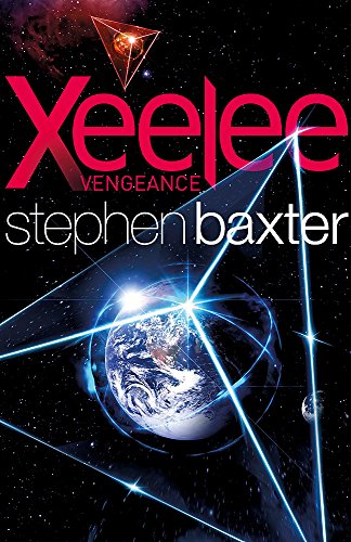 Book cover: Earth viewed through geometric shapes in a starry sky.