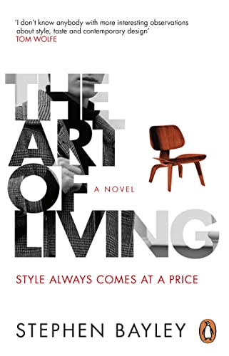 Book cover for “The Art of Living” with furniture illustrations.