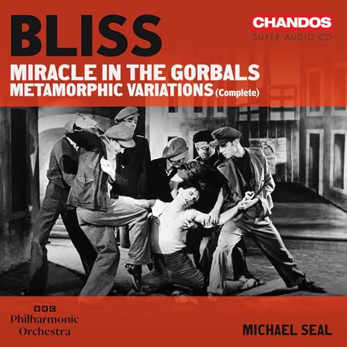 CD cover for Bliss - Miracle in the Gorbals, featuring a black and white street scene.
