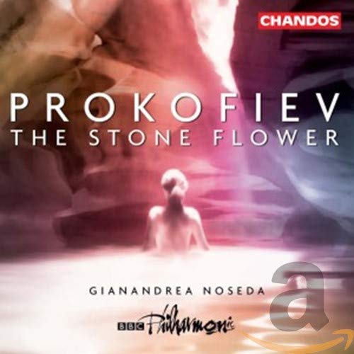 CD cover for Prokofiev’s “The Stone Flower” with a dancer silhouette.