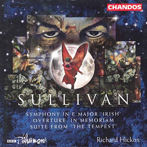 CD cover for Sullivan’s “Symphony in E Major ‘Irish’” with fantastical imagery.