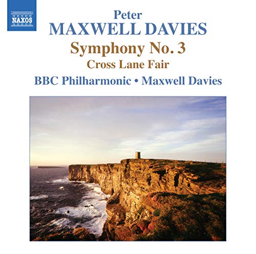 CD cover: coastal cliffs under a cloudy sky, text naming composer and works.
