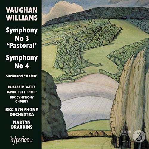 "CD cover with a serene landscape painting and white text on a green background."