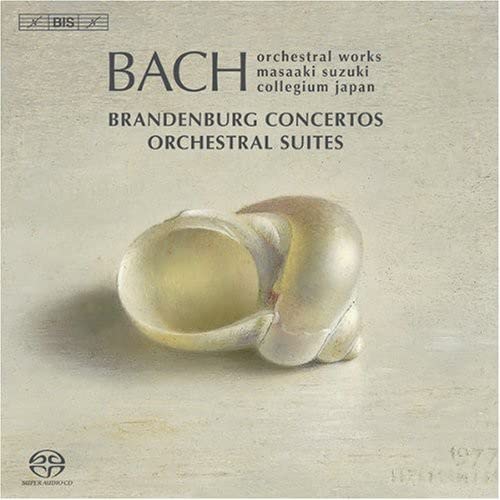 CD cover for Bach’s Brandenburg Concertos featuring a nautilus shell.