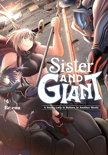 Anime cover featuring a giant woman with a staff and a smaller girl.