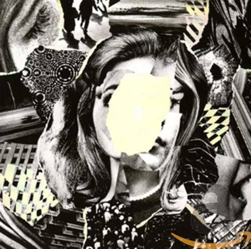 Collage album cover for Beach House’s “7”, featuring a woman’s face.