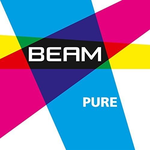 CD cover with bold text "BEAM" and "PURE" on a colorful, abstract design.