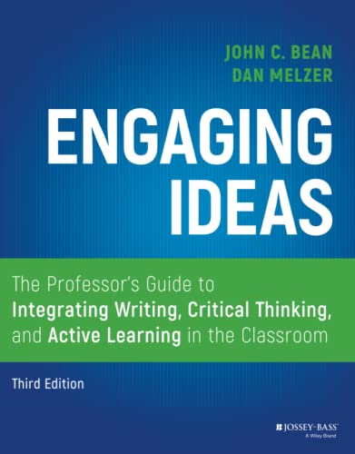 Book cover: “Engaging Ideas,” 3rd Edition, a guide for professors.