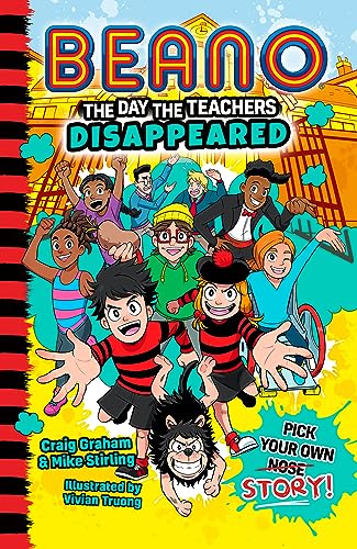 Beano book cover featuring a group of children and Dennis the Menace.