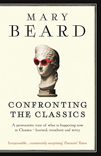 Book cover featuring a classical marble bust wearing bright red sunglasses.