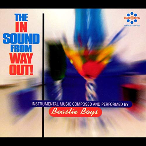 Album cover for Beastie Boys The In Sound From Way Out with motion-blurred cocktail.