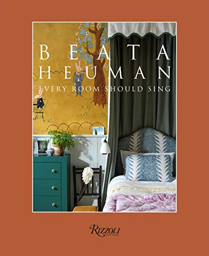Book cover showing a bedroom with a green canopy bed and yellow mural wall.