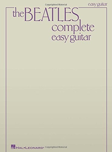 The Beatles Complete Easy Guitar songbook cover, purple background.