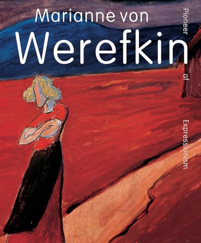 Book cover featuring a painting of a woman in red and black.