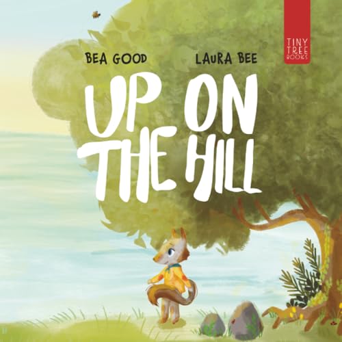 Book cover: fox standing under a large green tree, with another fox running.