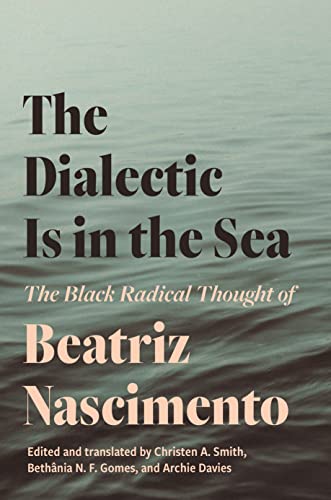 Book cover with wavy blue-green water and bold white text.