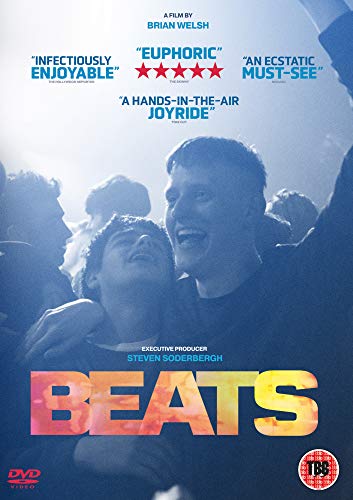 DVD cover for “Beats” film, showing two young men in a crowd.