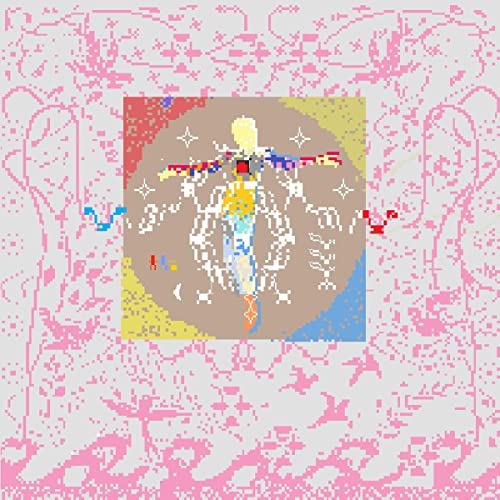 Album cover for Beau Diako's "Nylon" featuring pixelated figure art.