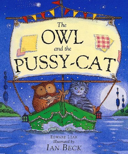 Book cover: owl and pussycat sailing in a small boat.
