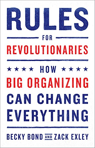 Book cover: "Rules for Revolutionaries" with red, white, and blue text.