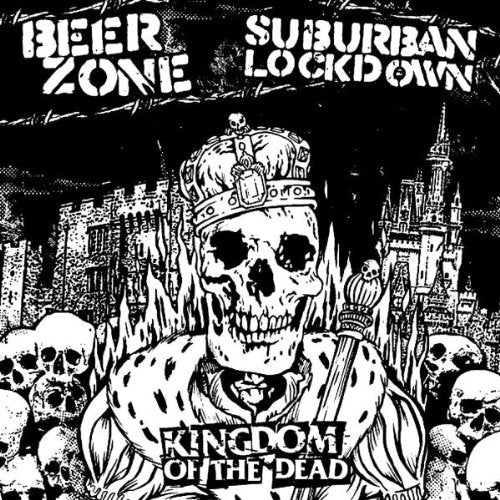 Black and white CD cover featuring a skull wearing a crown.