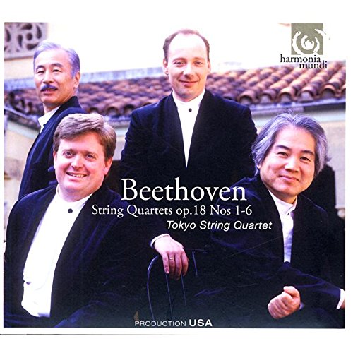 CD cover featuring the Tokyo String Quartet and text “Beethoven.”