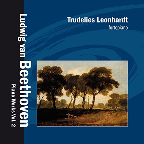 CD cover: painting of trees with "Beethoven" and "Leonhardt" text.