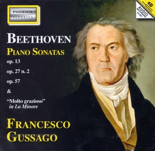 CD cover featuring a portrait of composer Ludwig van Beethoven.