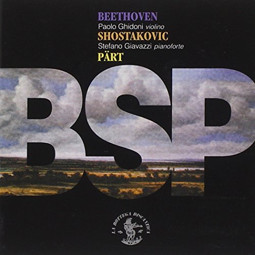 CD cover featuring large white letters "BSP" over a landscape painting.