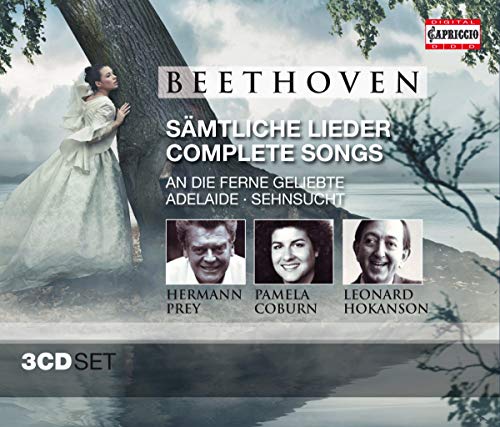 CD cover for Beethoven's complete songs, featuring portraits and artwork.