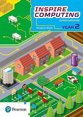 “Inspire Computing” textbook cover with illustrated cityscape and Pearson logo.