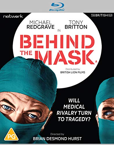 Behind The Mask" Blu-ray cover featuring two surgeons in surgical caps.