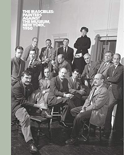 Black and white group portrait of eleven artists, titled “The Irascibles.”