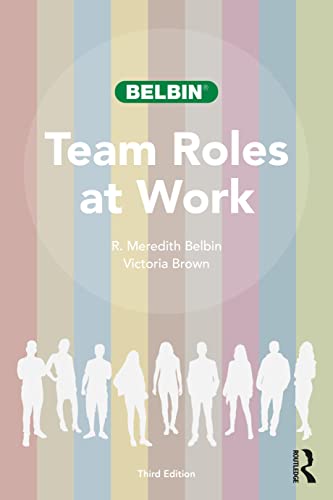 Book cover: "Team Roles at Work" with silhouettes of people.