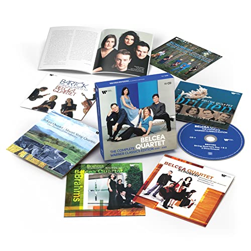 Belcea Quartet CD box set with multiple album covers and booklet.
