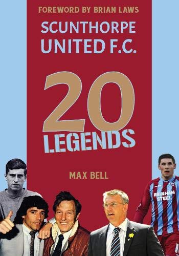 Book cover featuring portraits of Scunthorpe United football players.