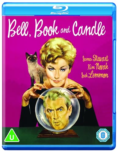 Blu-ray cover for Bell, Book and Candle featuring Kim Novak and a crystal ball.