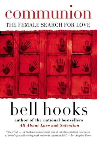 Book cover: red background with handprints and author "bell hooks" in black.