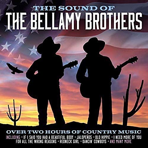CD cover for “The Sound Of” by The Bellamy Brothers, featuring two cowboys.