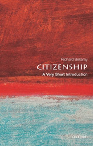 Book cover for Citizenship: A Very Short Introduction by Richard Bellamy, featuring abstract colors.