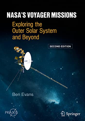 Book cover depicting NASA’s Voyager spacecraft against a starry background.