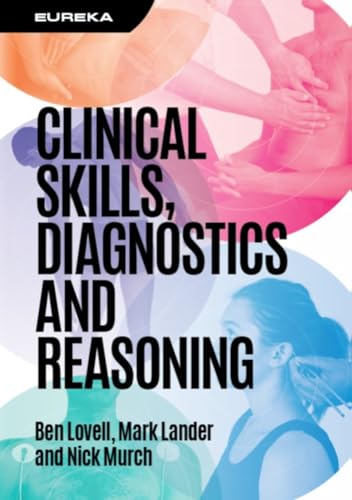 Book cover: "Clinical Skills, Diagnostics and Reasoning" with medical imagery.