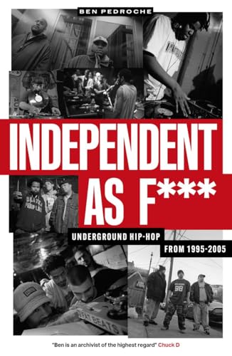 Book cover featuring black and white photos of hip hop artists and DJs.