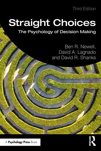 Book cover: "Straight Choices" with a green maze background.