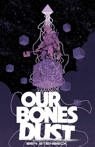 Book cover: figure atop a cube, surrounded by floating cubes in space.