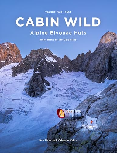 Book cover featuring a small alpine hut nestled in a rugged mountain landscape.
