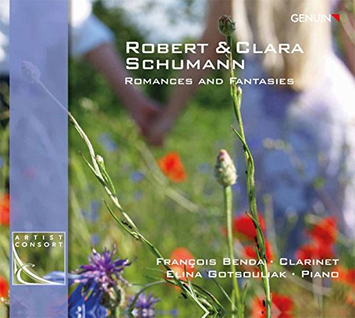 CD cover for Robert & Clara Schumann’s “Romances and Fantasies” album.