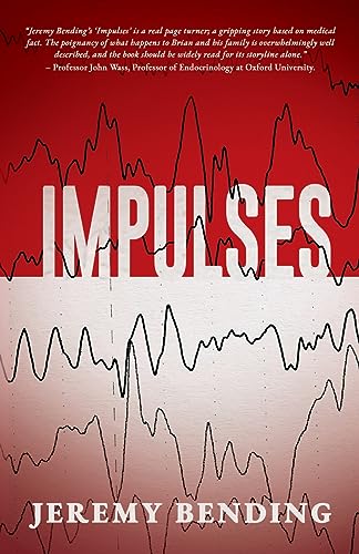 Red book cover with white text reading “Impulses” and ECG-like waveforms.